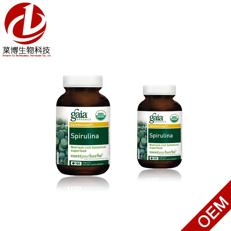 100% Herbal Nutrient-Rich Botanical Superfood Spirulina 180 Tablets